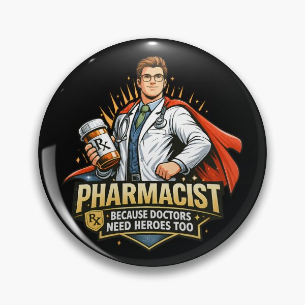 Item preview, Pharmacist Superhero – Because Doctors Need Heroes Too designed and sold by SidTastic .