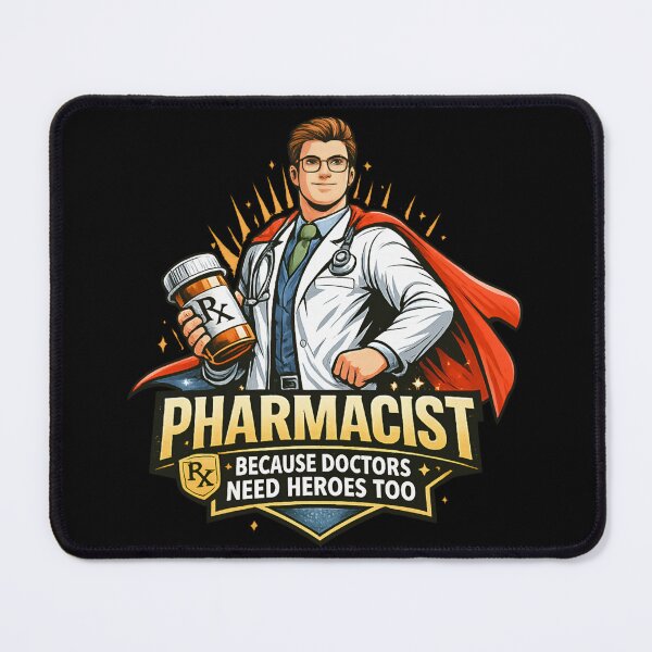 Item preview, Pharmacist Superhero – Because Doctors Need Heroes Too designed and sold by SidTastic .
