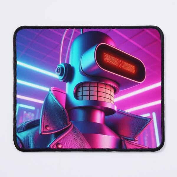 Item preview, “NEON‑BAR OUTLAW MODE — CYBER DRUNKARD ON THE LOOSE” designed and sold by Print Fiction.
