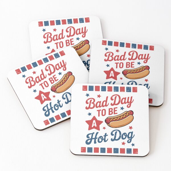 Item preview, Bad Day to Be a Hot Dog  4th of July designed and sold by FaithAbbott.