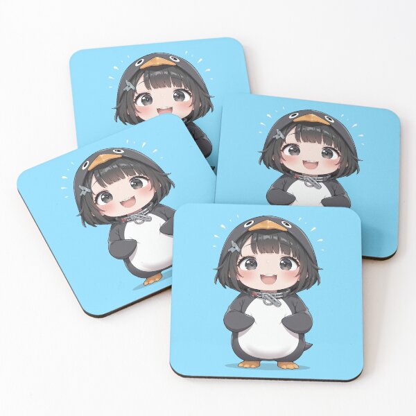 Item preview, Gugugaga Penguin Girl Kawaii Chibi designed and sold by Pong Lizardo.