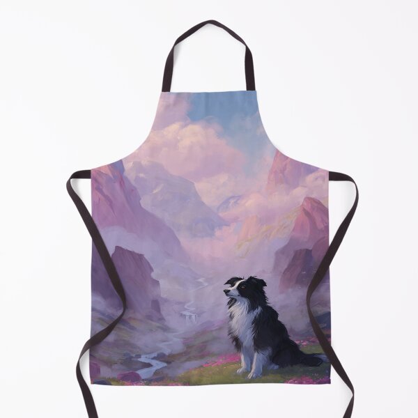 Item preview, Border Collie Mountains, Birthday Gift designed and sold by NicolasGlowArt.