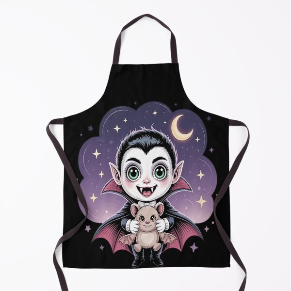 Item preview, Little Vampire And Bat Friend Nighttime Magic Vampirecore Cute Horror designed and sold by mandiana.