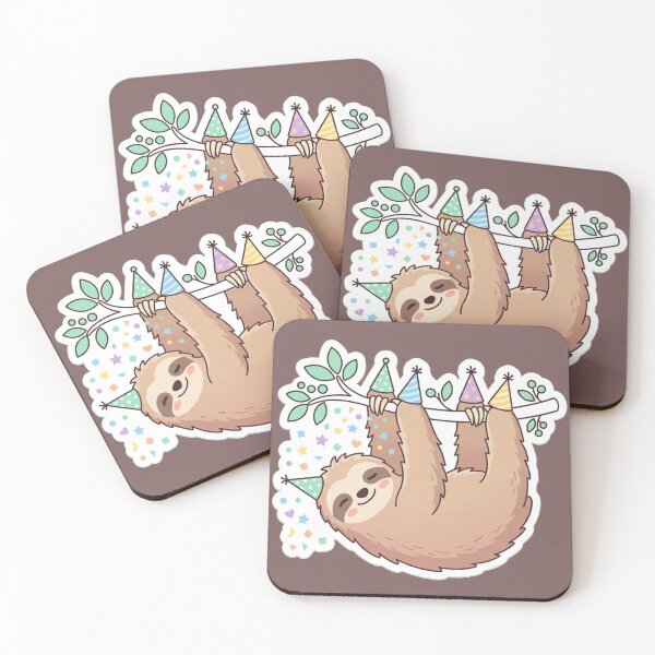 Item preview, Small Wins Sloth | I Got Out Of Bed Pastel Mental Health Art designed and sold by Paws And Pause.