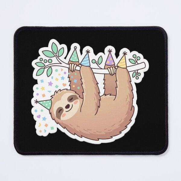 Item preview, Small Wins Sloth | I Got Out Of Bed Pastel Mental Health Art designed and sold by Paws And Pause.
