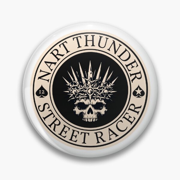 Item preview, Nart Thunder Street Racer Badge designed and sold by Kavkaz.North.