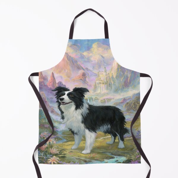 Item preview, Border Collie Magic Mountains, Birthday Gift designed and sold by NicolasGlowArt.