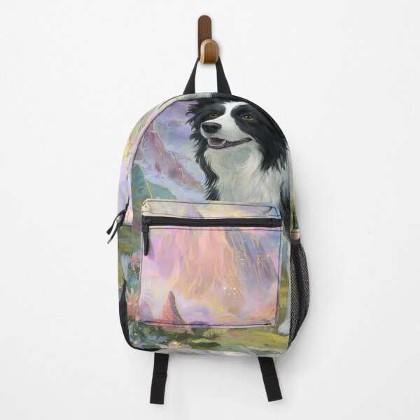 Item preview, Border Collie Magic Mountains, Birthday Gift designed and sold by NicolasGlowArt.
