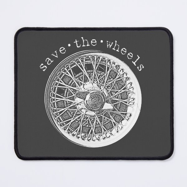 Item preview, Classic car spoked wire wheel "save the wheels" designed and sold by soitwouldseem.