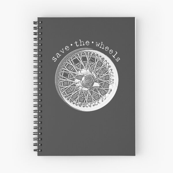Item preview, Classic car spoked wire wheel "save the wheels" designed and sold by soitwouldseem.