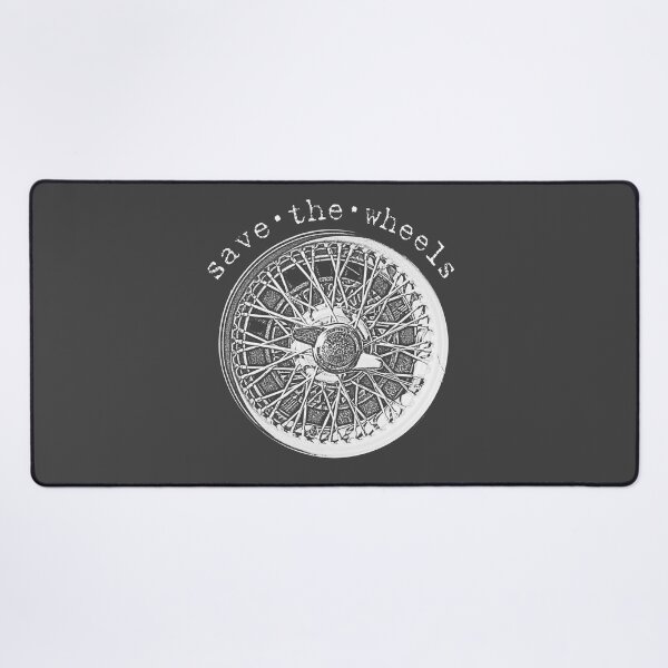 Item preview, Classic car spoked wire wheel "save the wheels" designed and sold by soitwouldseem.