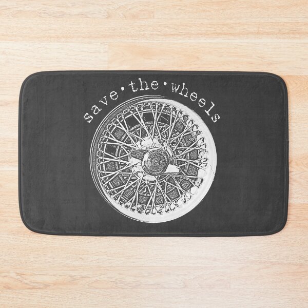 Item preview, Classic car spoked wire wheel "save the wheels" designed and sold by soitwouldseem.