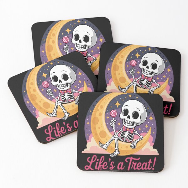 Item preview, Live Your Best Lifes A Treat Skeletons Stars designed and sold by mandiana.