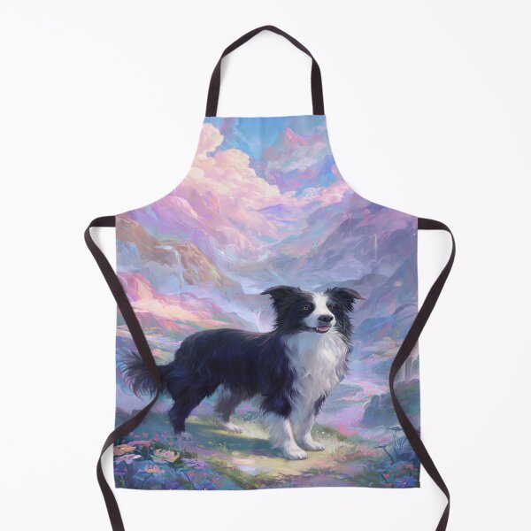 Item preview, Border Collie and Mountians, Dog Lovers Gift designed and sold by NicolasGlowArt.