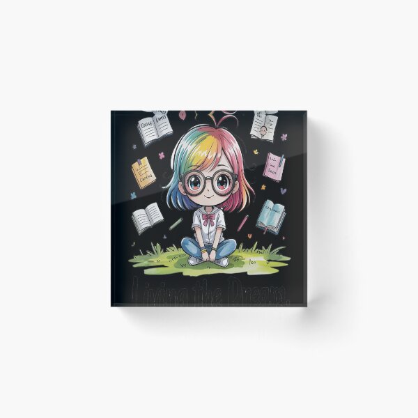 Item preview, Living The Dream Rainbow Whimsy designed and sold by mandiana.