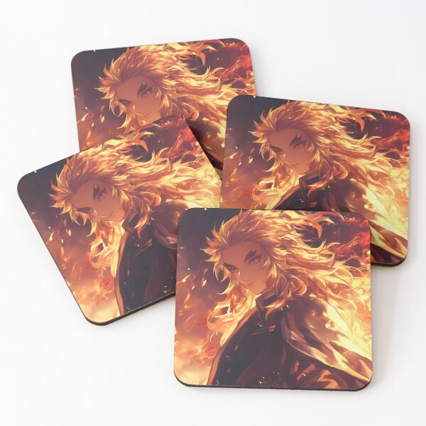 Item preview, Kyojuro Rengoku Demon Slayer Blazing Hero Pose designed and sold by PMartistStudio.