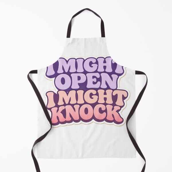 Item preview, I Might Open I Might Knock, gay hockey fan pride gift, funny LGBTQ hockey lover graphic tee designed and sold by Inkvado.