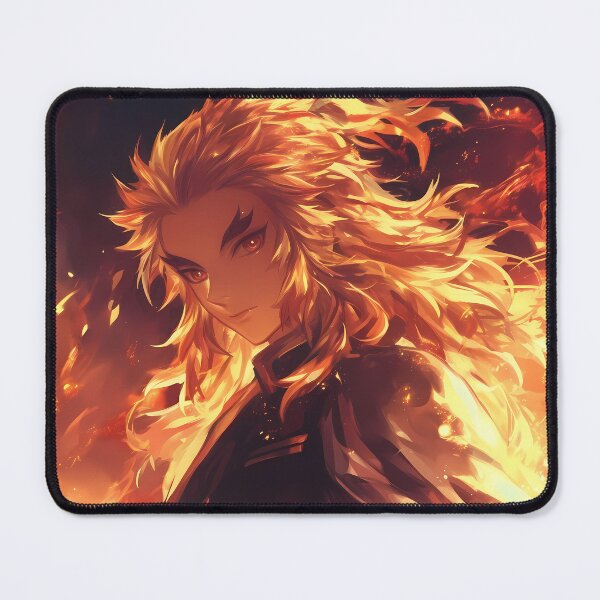 Item preview, Kyojuro Rengoku Demon Slayer Blazing Hero Pose designed and sold by PMartistStudio.
