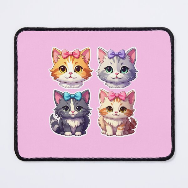 Item preview, Coquette Cat Stickers designed and sold by Imagined Creations .