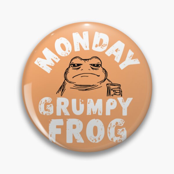 Artikelvorschau, Grumpy Frog Montag grumpy entworfen und verkauft von MelanieIShelton.