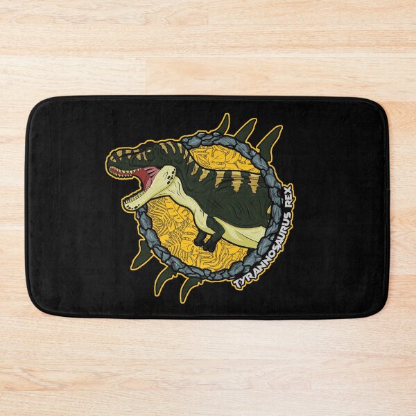 Item preview, Tyrannosaurus Rex Badge – Prehistoric King Dinosaur Design | Paleoart Illustration designed and sold by Grimtech Workshop.