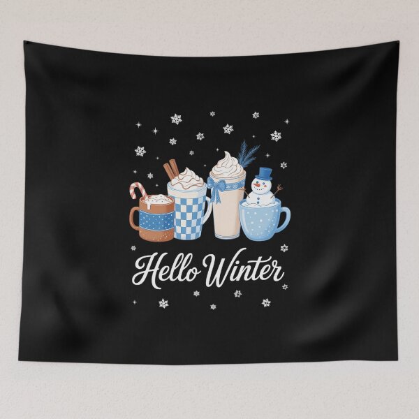 Item preview, Hello Winter Let It Snow Cozy Coffee Lover Snowman Christmas designed and sold by FaithAbbott.
