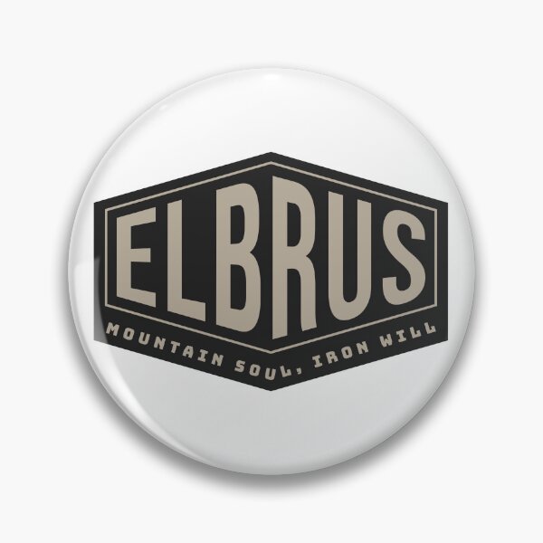 Item preview, Elbrus Mountain Soul Iron Will Badge designed and sold by Kavkaz.North.