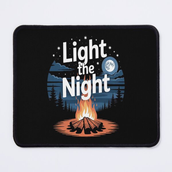 Item preview, Light The Night Under Moonlit Skies Camping Adventure designed and sold by gandebro.