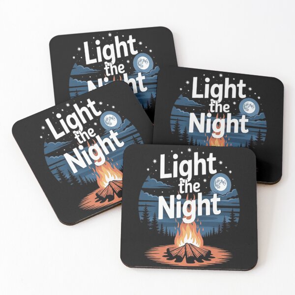 Item preview, Light The Night Under Moonlit Skies Camping Adventure designed and sold by gandebro.
