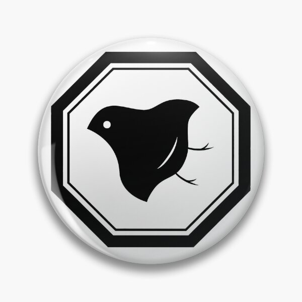 Item preview, Minimalist Chidori Crest - Japanese Octagon Logo Art designed and sold by ApexAngelCom.