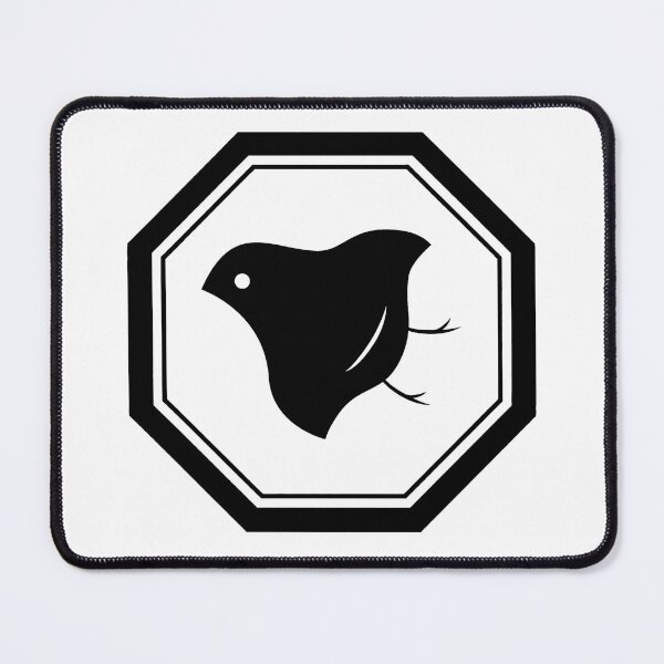 Item preview, Minimalist Chidori Crest - Japanese Octagon Logo Art designed and sold by ApexAngelCom.