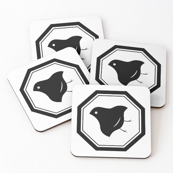 Item preview, Minimalist Chidori Crest - Japanese Octagon Logo Art designed and sold by ApexAngelCom.