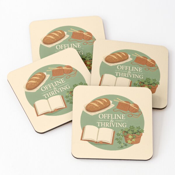 Item preview, Digital Detox Cottagecore Lifestyle Self Care Flat Illustration designed and sold by SplashTastic.