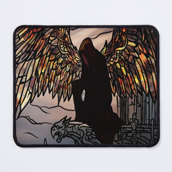 Item preview, Dark Angel Guardian on Stone Gargoyle designed and sold by LatelierDeCleo.