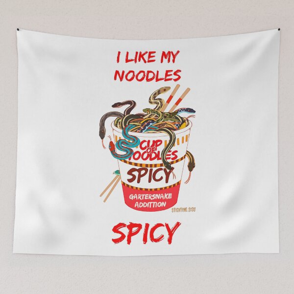 Item preview, I like my noodles spicy! designed and sold by Norah Murray.