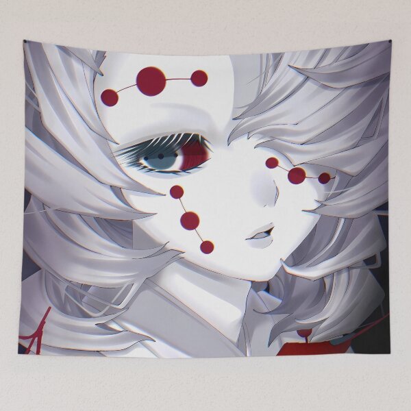 Item preview, Rui Demon Slayer Crimson Hand Whisper designed and sold by PMartistStudio.