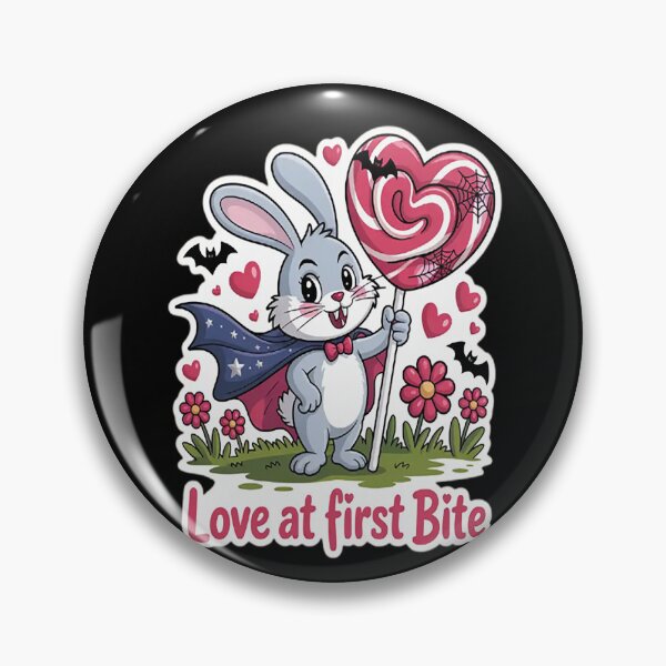Item preview, Love At First Bite Sweet Gothic Bunny Romance Theme Cute Halloween designed and sold by mandiana.
