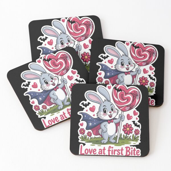 Item preview, Love At First Bite Sweet Gothic Bunny Romance Theme Cute Halloween designed and sold by mandiana.