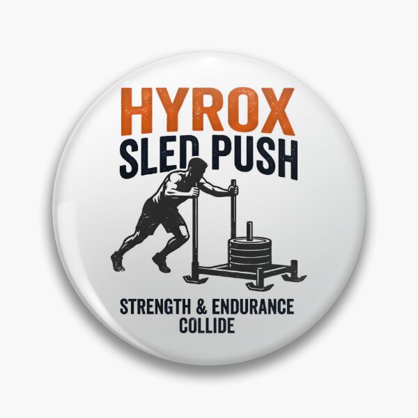 Item preview, Hyrox Sled Push Strength & Endurance - Vintage Athlete Motivation designed and sold by valezaziki.