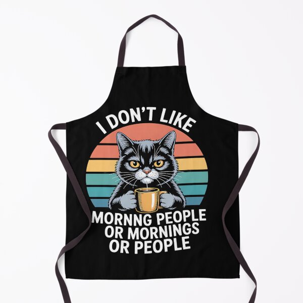 Item preview, Funny Cat Saying I Dont Like Morning Women Men Premium designed and sold by MelanieIShelton.