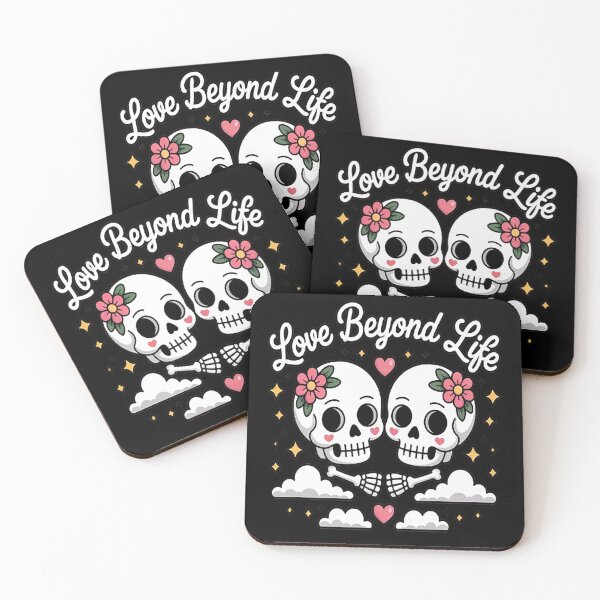 Item preview, Love Beyond Life Eternal Connection Skull Romance designed and sold by mandiana.
