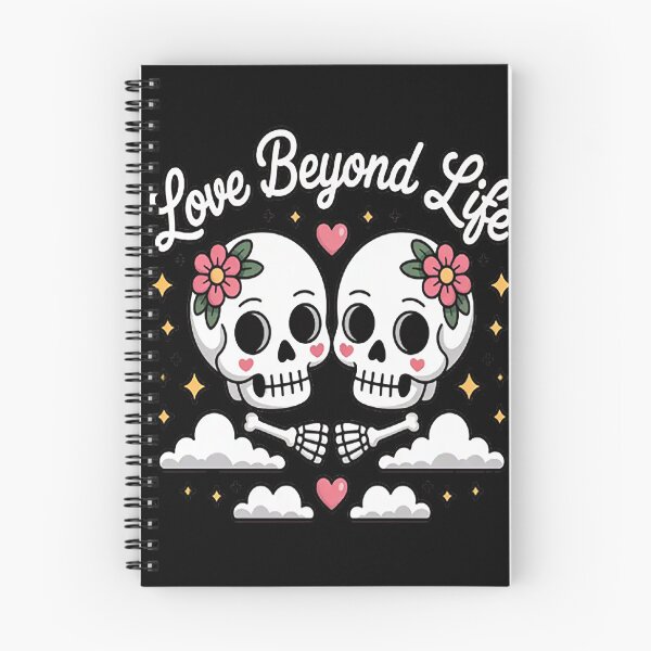 Item preview, Love Beyond Life Eternal Connection Skull Romance designed and sold by mandiana.