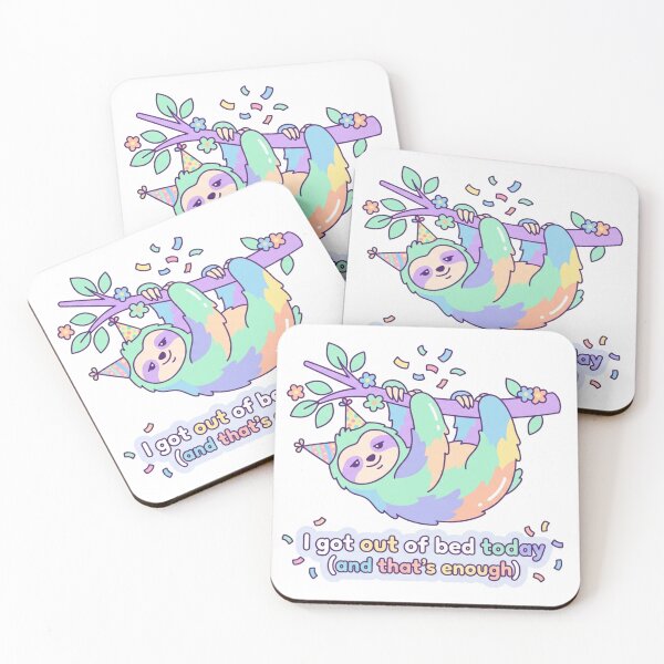 Item preview, I got out of bed today (and that’s enough) designed and sold by Paws And Pause.