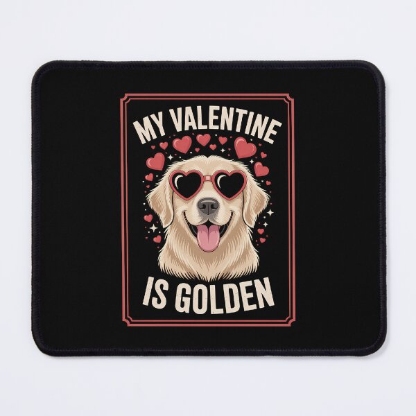 Item preview, My Valentine Is Golden Retriever Valentine's Day designed and sold by VENOM0RIOT.
