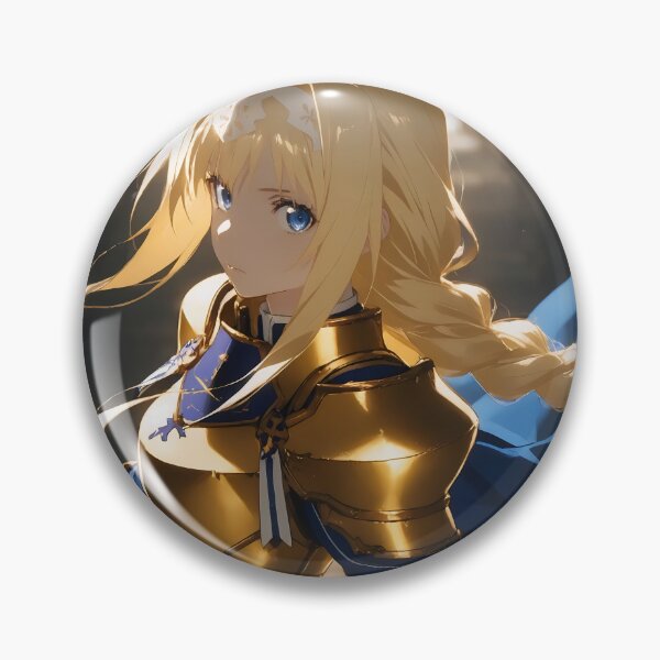 Item preview, Alice Zuberg Sword Art Online Noble Knight In Blue And Gold designed and sold by PMartistStudio.
