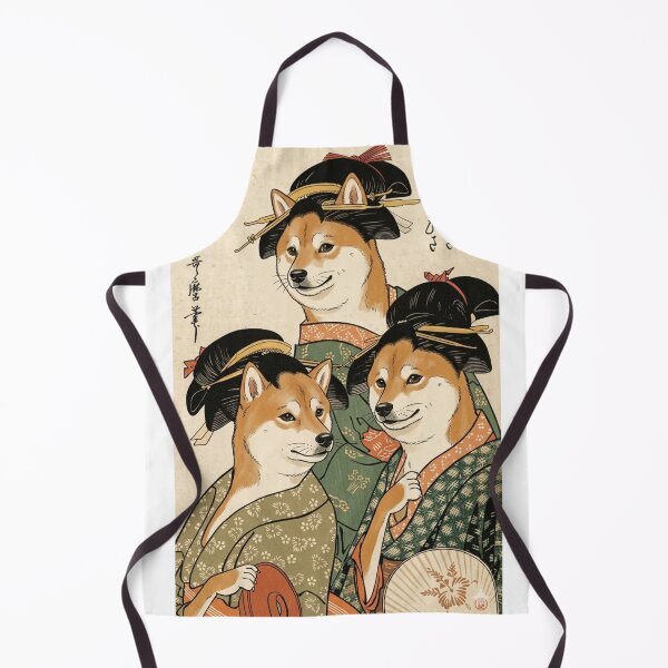 Item preview, Ukiyo-e Inspired Shiba Inu Bijin-ga – Japanese Vintage Beauty Dog Art designed and sold by shiba-goat.