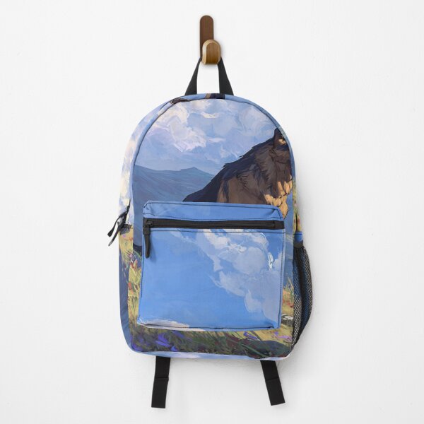 Item preview, German Shepherd in Mountains, Birthday Gift designed and sold by NicolasGlowArt.