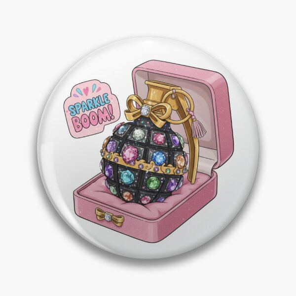 Item preview, Jeweled Frag Grenade Luxury Aesthetic designed and sold by octozap.