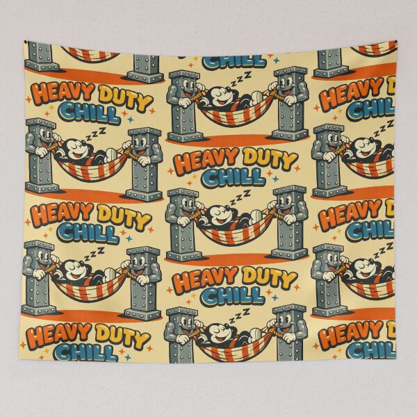 Item preview, Retro Animation Heavy Duty Chill Vintage Character Rubber Hose Style designed and sold by SplashTastic.