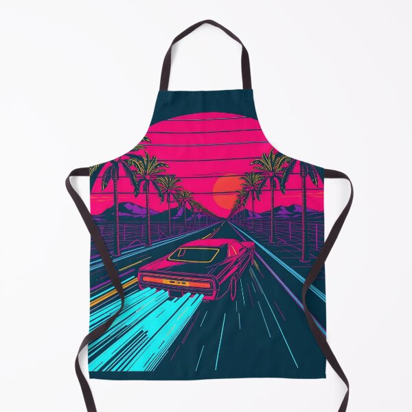 Item preview, Synthwave Racer Neon Highway Sunset - Retro Outrun Vaporwave designed and sold by ThePixelArchive.